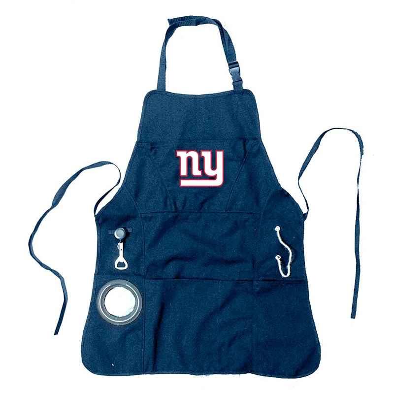 Deluxe Cotton Canvas NFL Team Pride Grilling/Cooking Apron - New York Giants